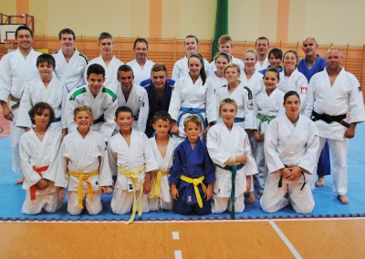 Judoclub Geetbets op de tatami tijdens de stage te Polen
